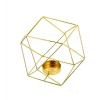 Generic Metal Tea Light Candle Holder (Gold)