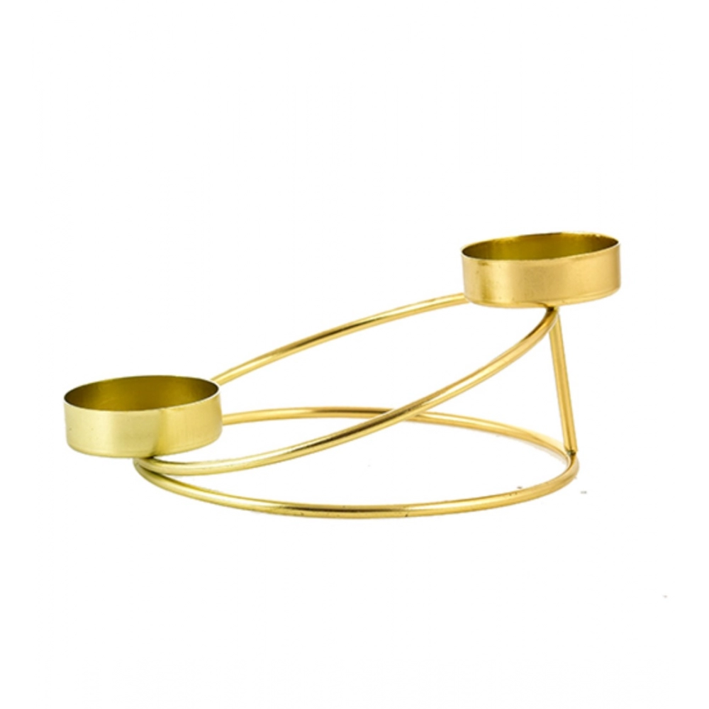 Generic Metal Tea Light Candle Holder Stand For Home Decor (Gold) Generic Metal Tea Light Candle Holder Stand For Home Decor (Gold)