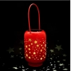 Generic Blissful Decor Cylinderical Stars Pattern Home Decoration (Red)