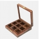 Generic Wooden Spice Box With 9 Compartment For Kitchen (Brown) Generic Wooden Spice Box With 9 Compartment For Kitchen (Brown)
