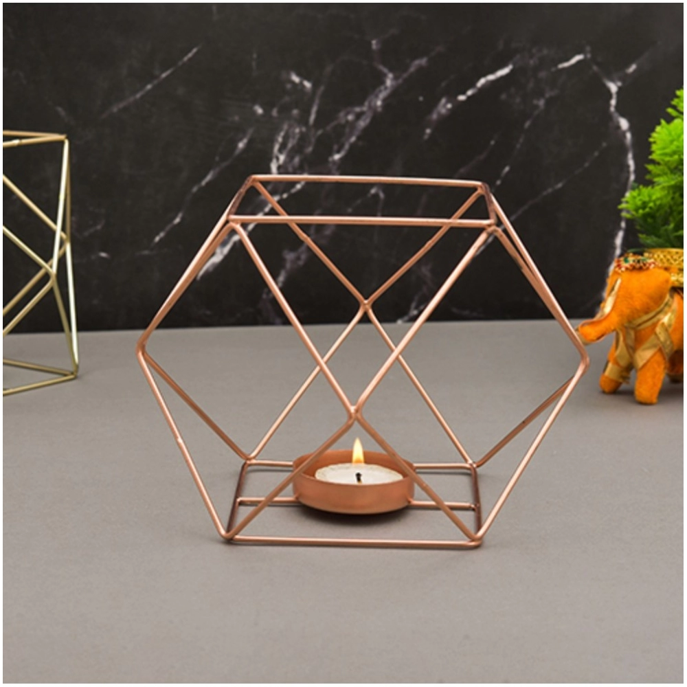 Generic Metal Tea Light Candle Holder (Rose Gold) Generic Metal Tea Light Candle Holder (Rose Gold)