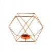 Generic Metal Tea Light Candle Holder (Rose Gold)
