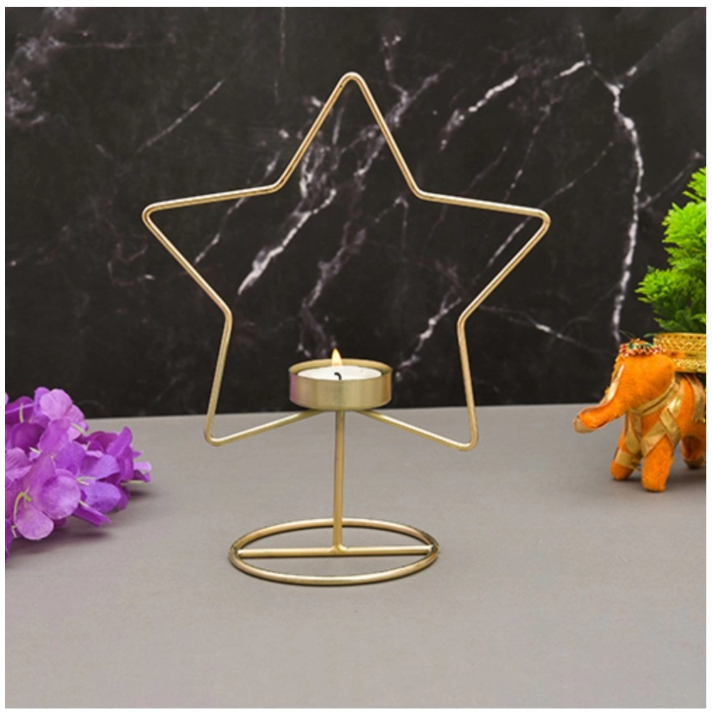 Generic Metal Tea Light Candle Holder Stand (Gold) Generic Metal Tea Light Candle Holder Stand (Gold)