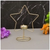 Generic Metal Tea Light Candle Holder Stand (Gold)