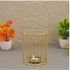 Generic Metal Tea Light Candle Holder (Gold)