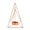 Generic Metal Tea Light Candle Holder (Rose Gold)
