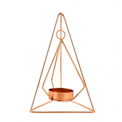 Generic Metal Tea Light Candle Holder (Rose Gold)
