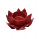 Generic Red Lotus Tea Light Holder (Red)