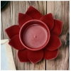 Generic Red Lotus Tea Light Holder (Red)