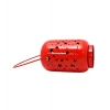 Generic Blissful Decor Cylinderical Stars Pattern Home Decoration (Red)