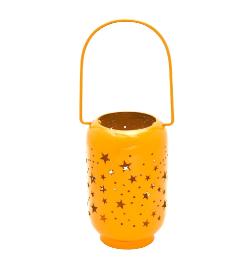Generic Blissful Decor Cylinderical Stars Pattern Home Decoration (Yellow)