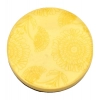 Generic Marigold Floral Printed Wooden Coasters (Yellow)