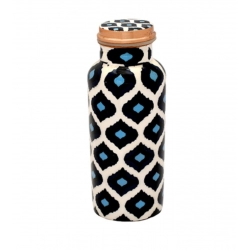Generic Copper Printed Water Bottle 500Ml (Blue)