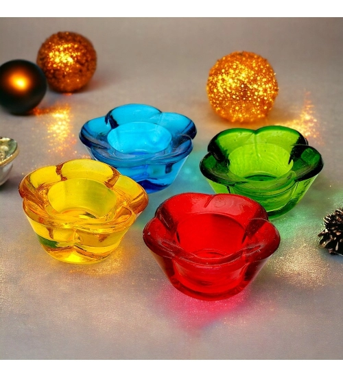 Generic Decorative Tea Light Holder Flower (Multicolor) Generic Decorative Tea Light Holder Flower (Multicolor)
