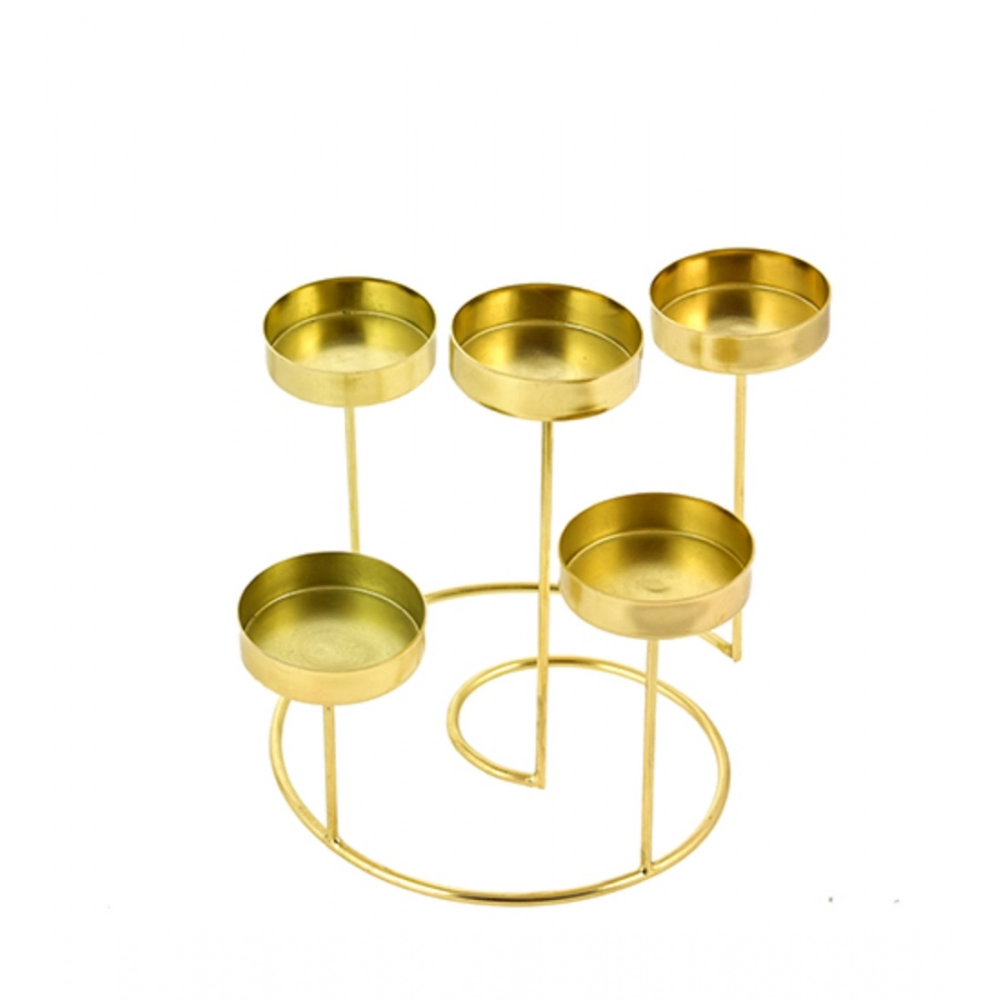 Generic Metal Tea Light Candle Holder Stand For Home Decor (Gold) Generic Metal Tea Light Candle Holder Stand For Home Decor (Gold)