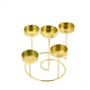 Generic Metal Tea Light Candle Holder Stand For Home Decor (Gold)