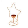 Generic Metal Tea Light Candle Holder Stand (Rose Gold)