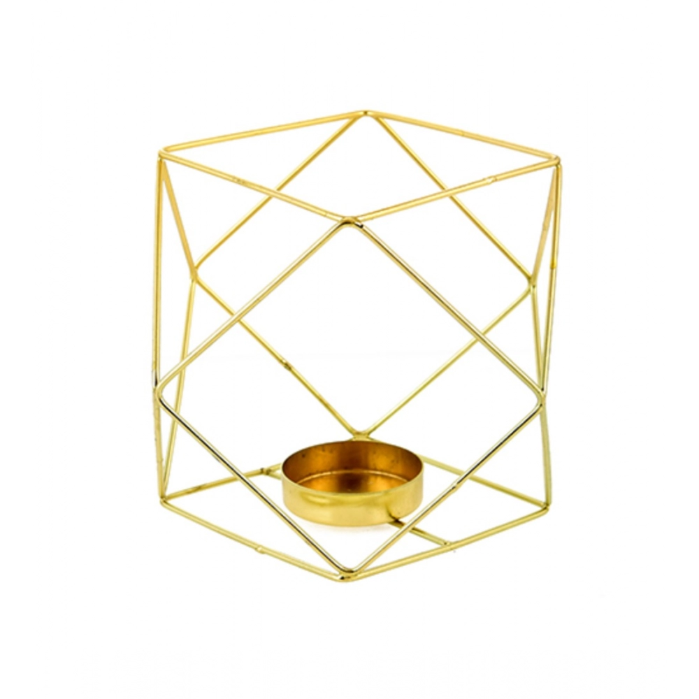 Generic Metal Tea Light Candle Holder (Gold) Generic Metal Tea Light Candle Holder (Gold)