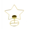 Generic Metal Tea Light Candle Holder Stand (Gold)