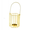 Generic Metal Tea Light Candle Holder (Gold)