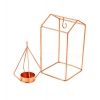 Generic Metal Tea Light Candle Holder Stand (Rose Gold)