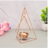Generic Metal Tea Light Candle Holder (Rose Gold)