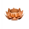 Generic Rose Gold Lotus Tea Light Holder (Rose Gold)
