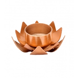 Generic Rose Gold Lotus Tea Light Holder (Rose Gold)