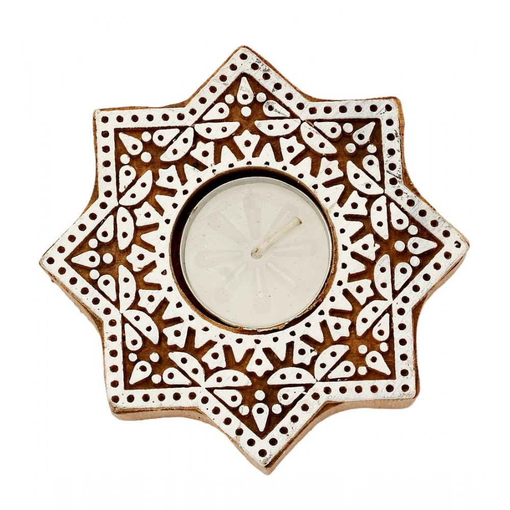 Generic Decorative Tea Light Holder Wooden (Assorted)
