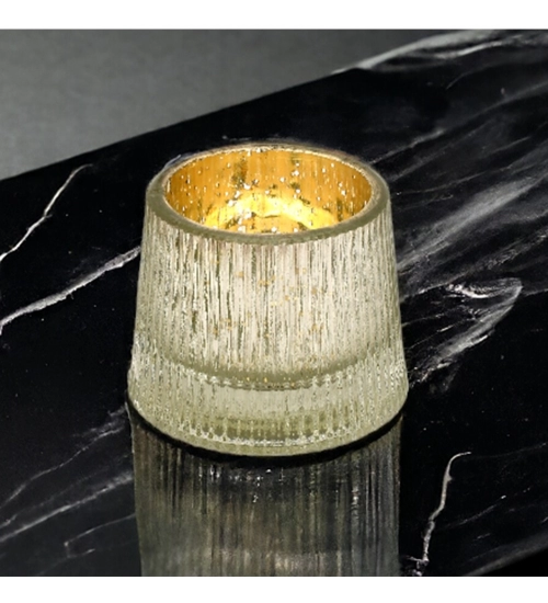 Generic Glasseam Votive Tea Light Holder (Silver)