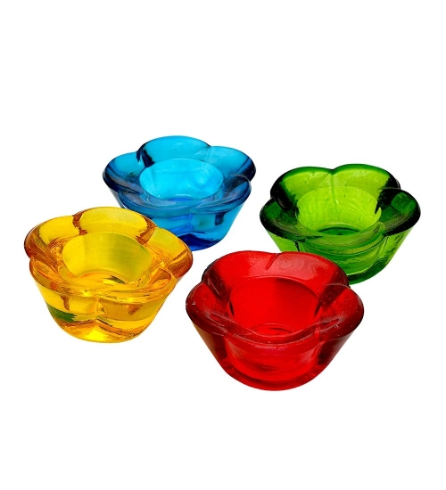 Generic Decorative Tea Light Holder Flower (Multicolor)