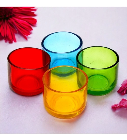 Generic Glass Decorative Tea Light Holder (Multicolor) Generic Glass Decorative Tea Light Holder (Multicolor)