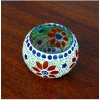 Generic Glass Mosaic Tea Light Holder (Multicolor)