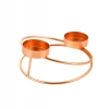 Generic Metal Tea Light Candle Holder Stand For Home Decor (Rose Gold)