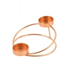 Generic Metal Tea Light Candle Holder Stand For Home Decor (Rose Gold)