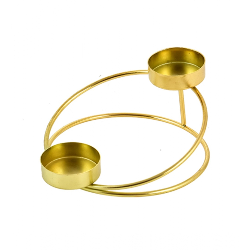 Generic Metal Tea Light Candle Holder Stand For Home Decor (Gold) Generic Metal Tea Light Candle Holder Stand For Home Decor (Gold)