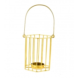 Generic Metal Tea Light Candle Holder (Gold)