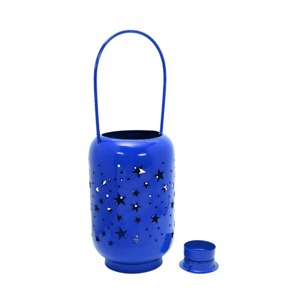 Generic Blissful Decor Cylinderical Stars Pattern Home Decoration (Blue)