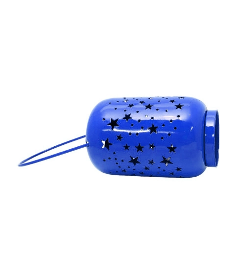 Generic Blissful Decor Cylinderical Stars Pattern Home Decoration (Blue)