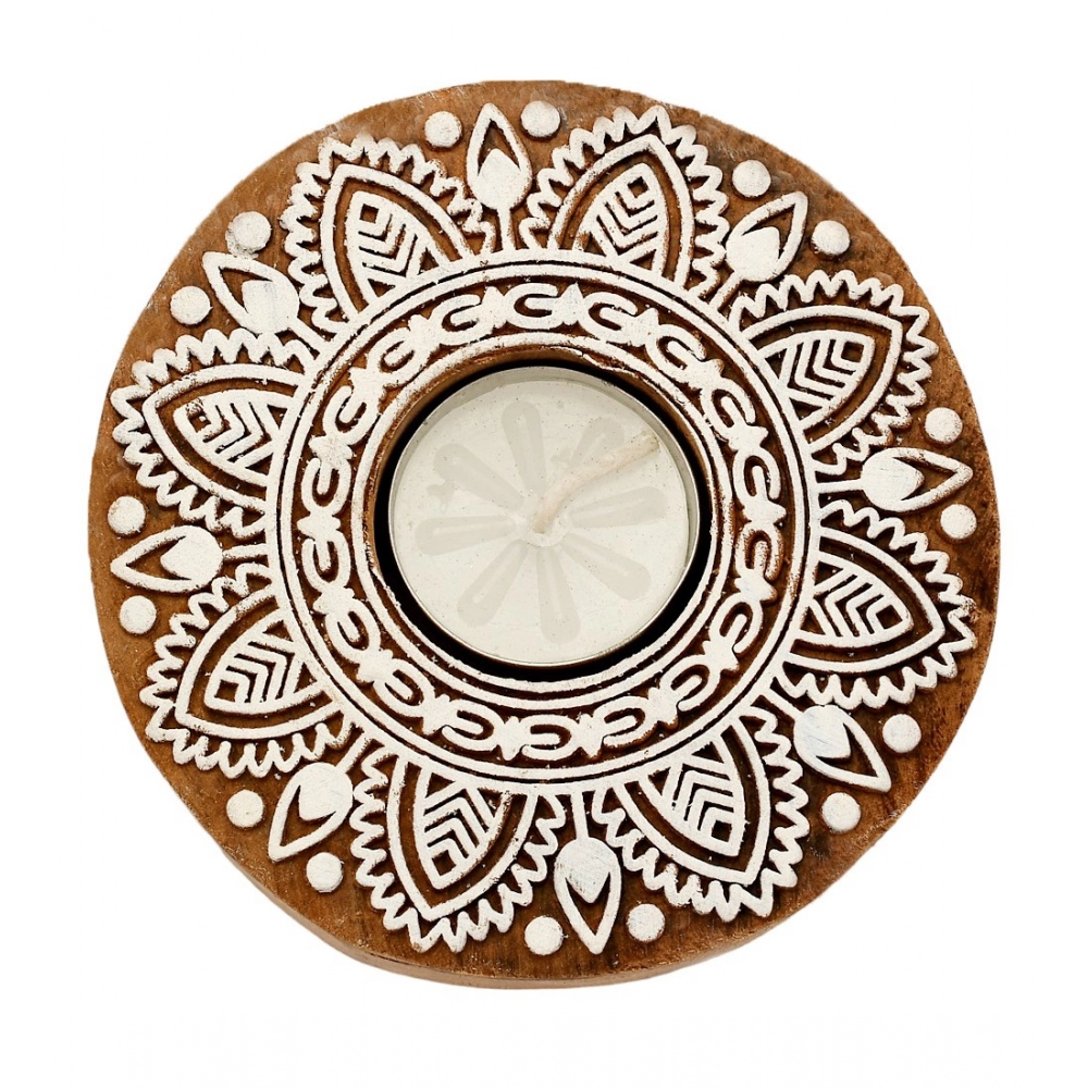 Generic Decorative Tea Light Holder Wooden (Assorted)