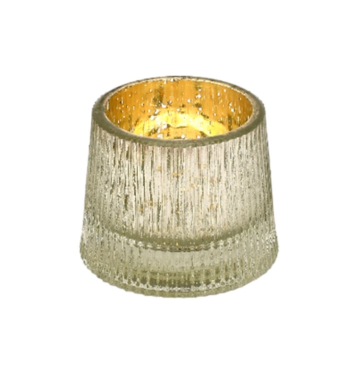 Generic Glasseam Votive Tea Light Holder (Silver)