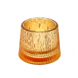 Generic Glasseam Votive Tea Light Holder (Gold)