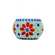 Generic Glass Mosaic Tea Light Holder (Multicolor)