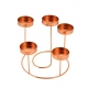Generic Metal Tea Light Candle Holder Stand For Home Decor (Rose Gold) Generic Metal Tea Light Candle Holder Stand For Home Decor (Rose Gold)