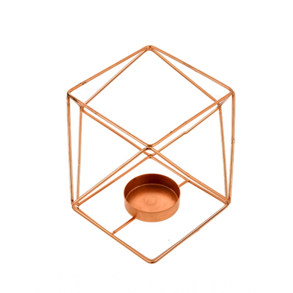 Generic Metal Tea Light Candle Holder (Rose Gold) Generic Metal Tea Light Candle Holder (Rose Gold)