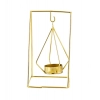 Generic Metal Tea Light Candle Holder Stand (Gold)