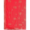 Generic Women's Zomto Patta Chiffon Saree With Unstitched Blouse (Pink, 5-6 Mtrs)