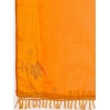 Generic Women's Chiffon Fabric Plain Saree With Unstitched Blouse (Yellow, 5-6 Mtrs)