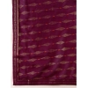 Generic Women's Zomto Laheriya Saree With Unstitched Blouse (Wine, 5-6 Mtrs)