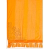 Generic Women's Chiffon Fabric Line Saree With Unstitched Blouse (Yellow, 5-6 Mtrs)